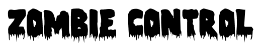 Zombie Control font